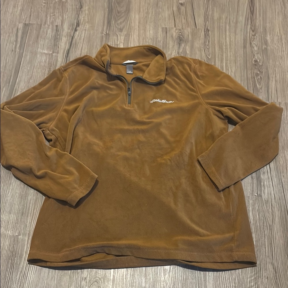 Eddie Bauer Brown Quarter Zip